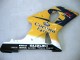 2000-2002 Suzuki GSXR1000 Motorcycle Fairings - Yellow Dark Blue White Motul Corona Australia