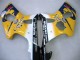 2000-2002 Suzuki GSXR1000 Motorcycle Fairings - Yellow Dark Blue White Motul Corona Australia