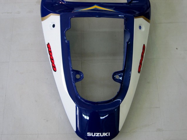 2000-2002 Suzuki GSXR1000 Motorcycle Fairings - Yellow Dark Blue White Motul Corona Australia
