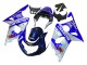 2000-2002 Suzuki GSXR1000 Motorcycle Fairings - Blue White Silver Castrol Dunlop Australia