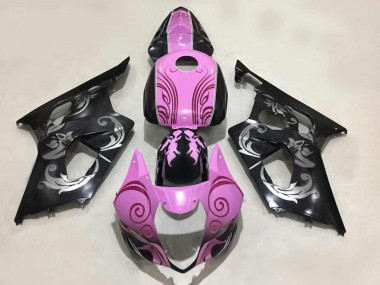 Affordable 2003-2004 Suzuki GSXR 1000 Motorcycle Fairings - Black Pink Australia