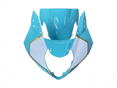 Affordable 2003-2004 Suzuki GSXR 1000 Motorcycle Fairings - White Light Blue Gold Australia