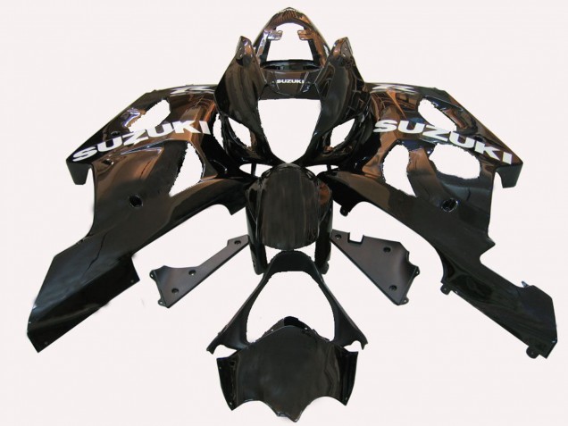 2003-2004 Suzuki GSXR 1000 Motorcycle Fairings - Matte Glossy Black Australia