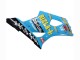 2003-2004 Suzuki GSXR 1000 Motorcycle Fairings - Light Blue Yellow Black Rizla Motul Australia
