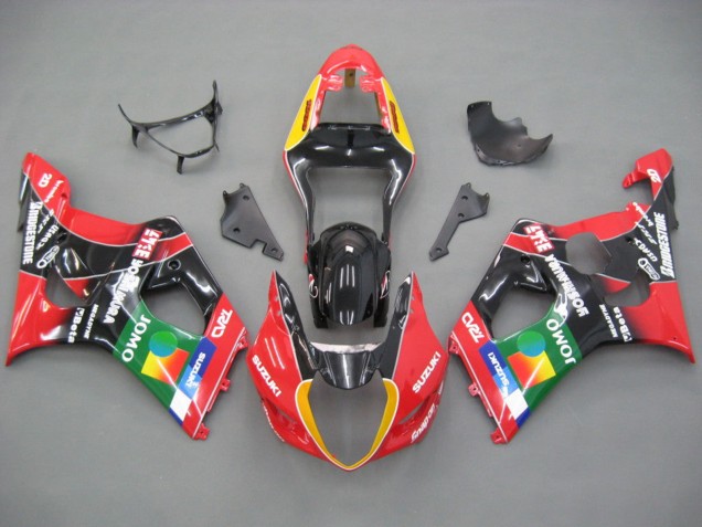 2003-2004 Suzuki GSXR 1000 Motorcycle Fairings - Red Yellow Blue Green Black JOMO Australia