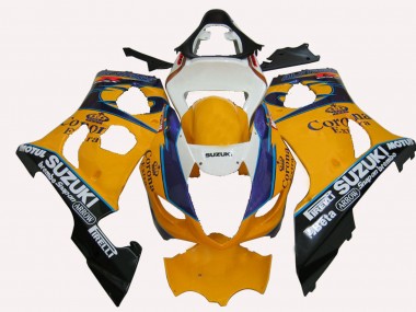 Affordable 2003-2004 Suzuki GSXR 1000 Motorcycle Fairings - Yellow White Blue Black Corona Australia