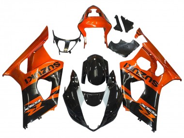 Affordable 2003-2004 Suzuki GSXR 1000 Motorcycle Fairing - Burnt Orange Glossy Black Australia