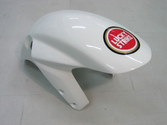2003-2004 Suzuki GSXR 1000 Motorcycle Fairings - White Red Motul Lucky Strike Australia