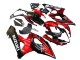 2005-2006 Suzuki GSXR 1000 Motorcycle Fairings - Red Glossy Black Australia