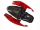2005-2006 Suzuki GSXR 1000 Motorcycle Fairings - Red Glossy Black Australia