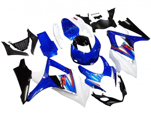 2007-2008 Suzuki GSXR 1000 Motorcycle Fairings - White Blue Black Red Australia