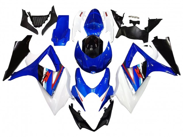 2007-2008 Suzuki GSXR 1000 Motorcycle Fairings - White Blue Black Red Australia
