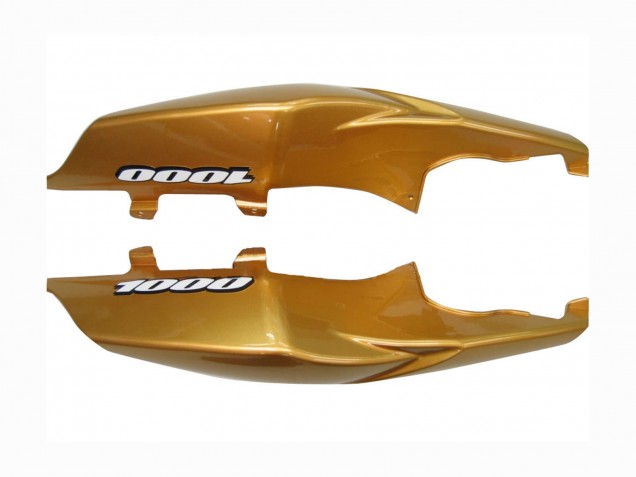 2007-2008 Suzuki GSXR 1000 Motorcycle Fairings - Gold Black Silver Decal Australia