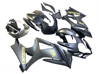 Affordable 2007-2008 Suzuki GSXR 1000 Motorcycle Fairings - Matte Black Gold Decal Australia