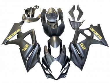Affordable 2007-2008 Suzuki GSXR 1000 Motorcycle Fairings - Matte Black Gold Decal Australia