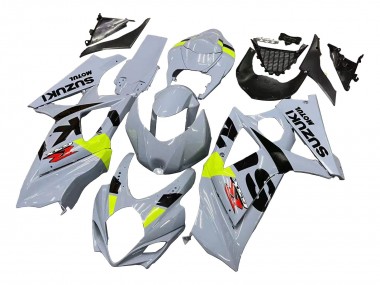 Affordable 2007-2008 Suzuki GSXR 1000 Motorcycle Fairings - Light Grey Green Black Australia