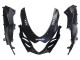 2007-2008 Suzuki GSXR 1000 Motorcycle Fairings - Matte Black Red Decal Australia