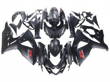 Affordable 2007-2008 Suzuki GSXR 1000 Motorcycle Fairings - Matte Black Red Decal Australia