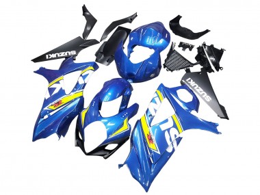 Affordable 2007-2008 Suzuki GSXR 1000 Motorcycle Fairings - Blue Yellow Black Australia