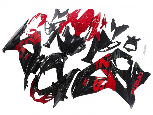 2009-2016 Suzuki GSXR 1000 Motorcycle Fairing Kits - Glossy Black Red Australia