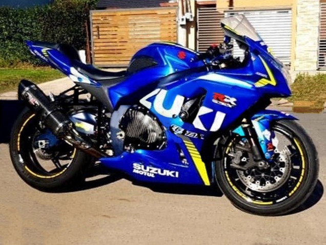 2009-2016 Suzuki GSXR 1000 Motorcycle Fairings - Light Blue Green Motul 29 Ecstar Australia