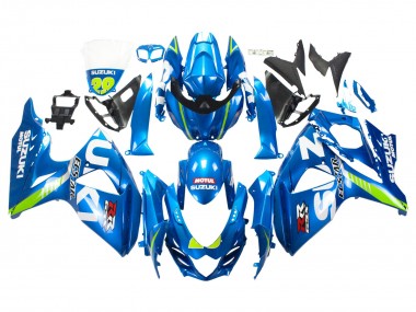 Affordable 2009-2016 Suzuki GSXR 1000 Motorcycle Fairings - Light Blue Green Motul 29 Ecstar Australia