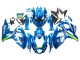 2009-2016 Suzuki GSXR 1000 Motorcycle Fairings - Light Blue Green Motul 29 Ecstar Australia