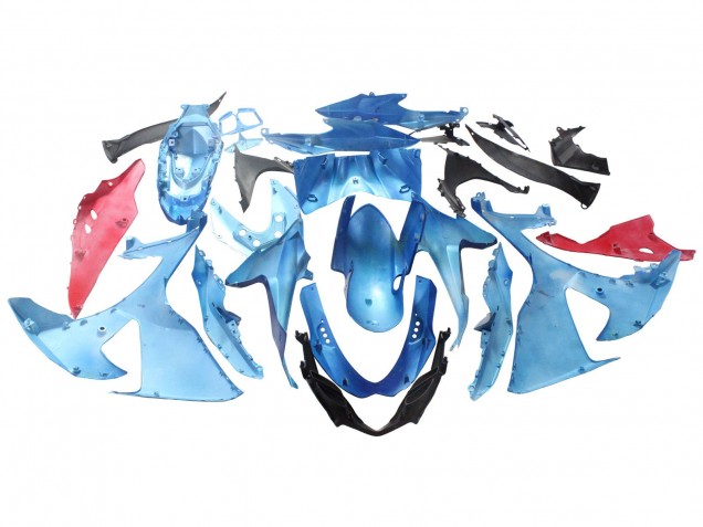 2009-2016 Suzuki GSXR 1000 Motorcycle Fairings - Light Blue Green Red Motul Australia