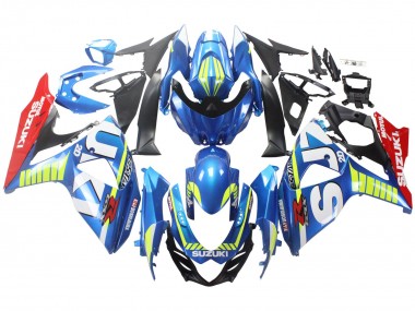 Affordable 2009-2016 Suzuki GSXR 1000 Motorcycle Fairings - Light Blue Green Red Motul Australia