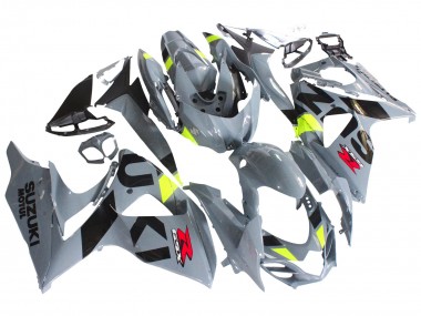 Affordable 2009-2016 Suzuki GSXR 1000 Motorcycle Fairings - Grey Neon Yellow Black Motul Australia