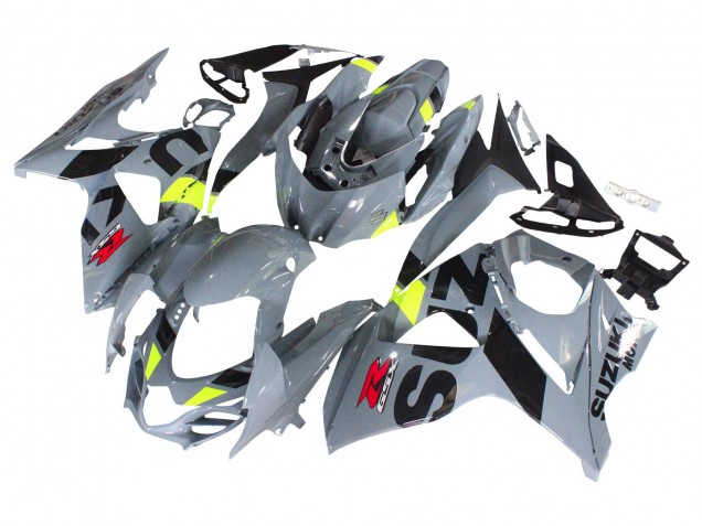 2009-2016 Suzuki GSXR 1000 Motorcycle Fairings - Grey Neon Yellow Black Motul Australia