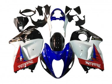Affordable 1996-2007 Suzuki GSXR 1300 Hayabusa Motorcycle Fairings - White Blue Red Makita Black Australia