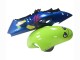 1996-2007 Suzuki GSXR 1300 Hayabusa Motorcycle Fairings - Blue Green Shark 46 Australia