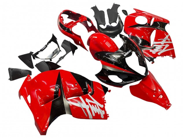 1996-2007 Suzuki GSXR 1300 Hayabusa Motorcycle Fairings - Red Black Hayabusa Australia
