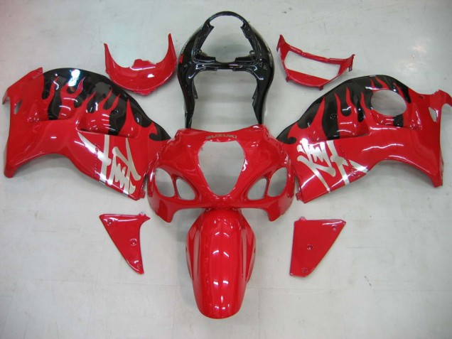 1996-2007 Suzuki GSXR 1300 Hayabusa Motorcycle Fairings - Red Black Australia