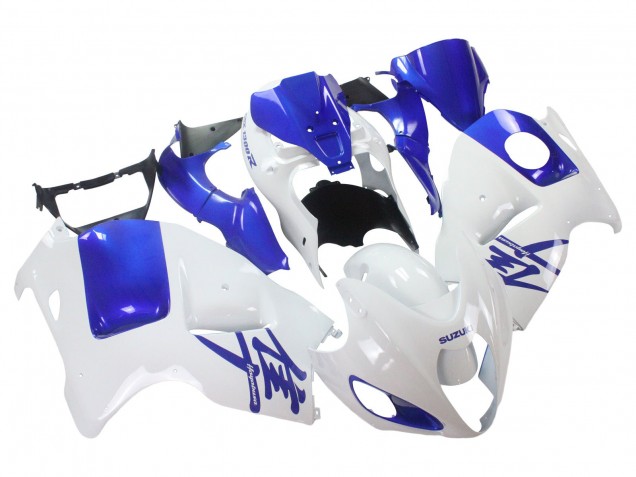 1996-2007 Suzuki GSXR 1300 Hayabusa Motorcycle Fairings - White Blue Hayabusa Australia