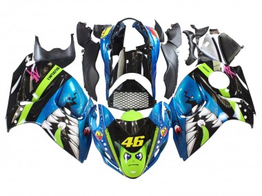 Affordable 2008-2020 Blue Green Black Shark 46 Suzuki GSXR 1300 Hayabusa Motorcycle Fairings Australia