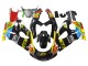 1996-2000 Suzuki GSXR 600 / GSXR 750 Motorcycle Fairings - Black Multicolor 27 Australia