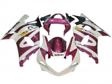 Affordable 2001-2003 Suzuki GSXR 600 / GSXR 750 Motorcycle Fairings - White Pink Yellow Australia