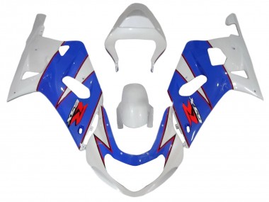 Affordable 2001-2003 Suzuki GSXR 600 / GSXR 750 Motorcycle Fairings - White Blue Red Australia