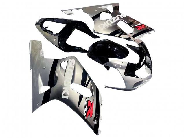 2001-2003 Suzuki GSXR 600 / GSXR 750 Motorcycle Fairing - Silver Glossy Black Red Australia