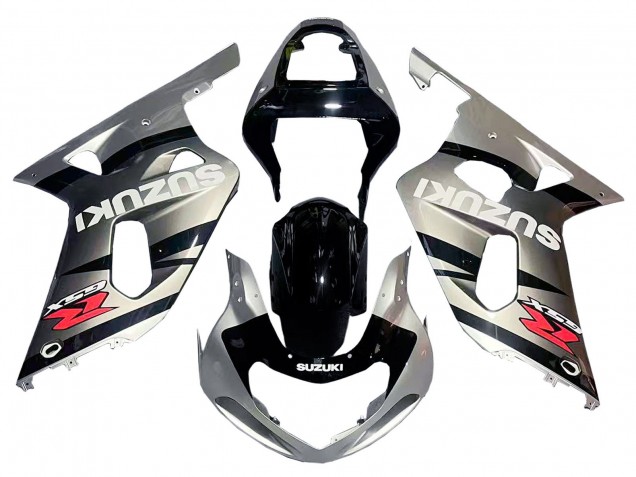 2001-2003 Suzuki GSXR 600 / GSXR 750 Motorcycle Fairing - Silver Glossy Black Red Australia