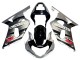 2001-2003 Suzuki GSXR 600 / GSXR 750 Motorcycle Fairing - Silver Glossy Black Red Australia
