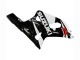 2001-2003 Suzuki GSXR 600 / GSXR 750 Motorcycle Fairings - White Glossy Black Red Australia