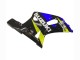 2001-2003 Suzuki GSXR 600 / GSXR 750 Motorcycle Fairings - Blue Yellow Glossy Black Australia