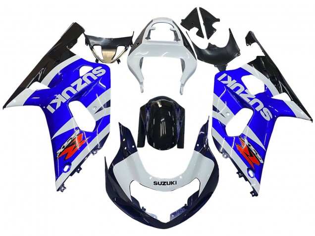 2001-2003 Suzuki GSXR 600 / GSXR 750 Motorcycle Fairings - Blue White Glossy Black Red Australia