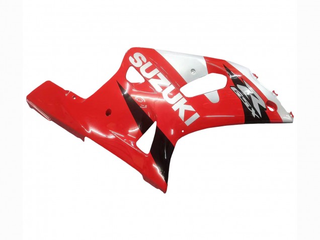 2001-2003 Suzuki GSXR 600 / GSXR 750 Motorcycle Fairing - Red White Glossy Black Australia