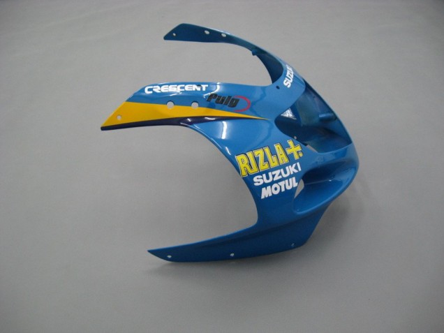 2001-2003 Suzuki GSXR 600 / GSXR 750 Motorcycle Fairings - Blue Yellow Black Motul Rizla Australia