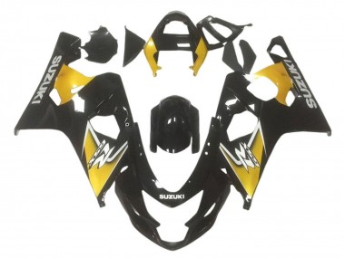 Affordable 2001-2003 Suzuki GSXR 600 / GSXR 750 Motorcycle Fairings - Yellow Glossy Black Australia