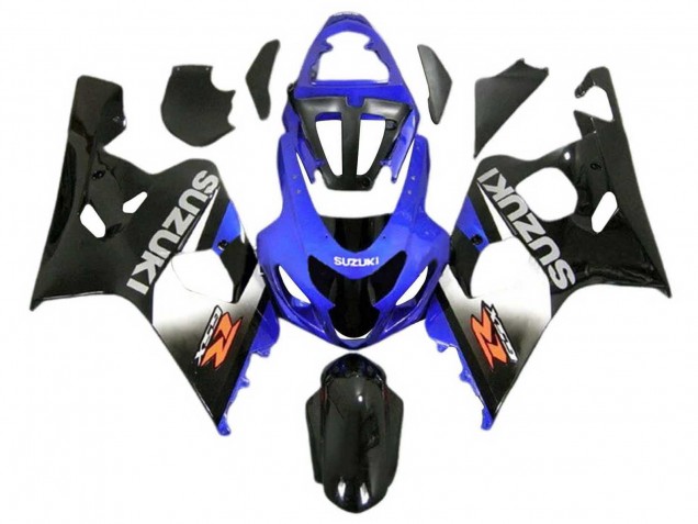 2004-2005 Suzuki GSXR 600 / GSXR 750 Motorcycle Fairings - Blue Black Australia